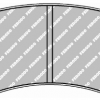 Plaquettes de frein avt Ferodo Racing 206 S16