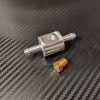 Support manomètre de pression d'essence Sytec pour durite 8mm
